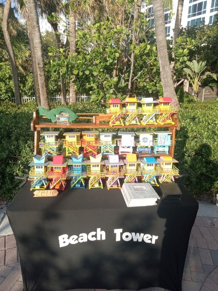 Beach Towers Collection Display